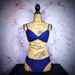 Nautical Twist Top Wireless Bikini Set